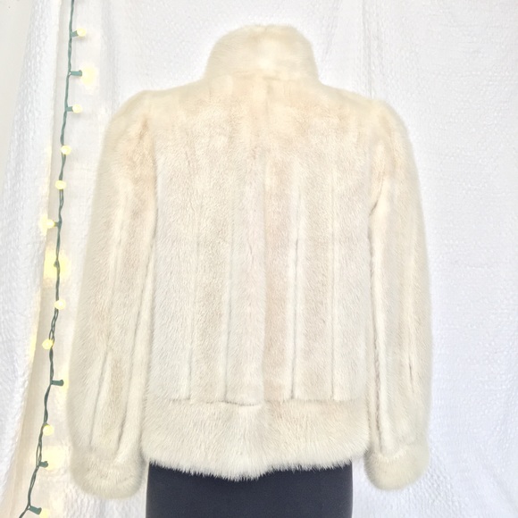 Silky Authentic Mink Fur Coat Custom Made - Picture 2 of 8